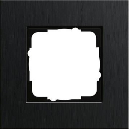 Gira Rahmen 0211126 1fach Esprit aluminium schwarz