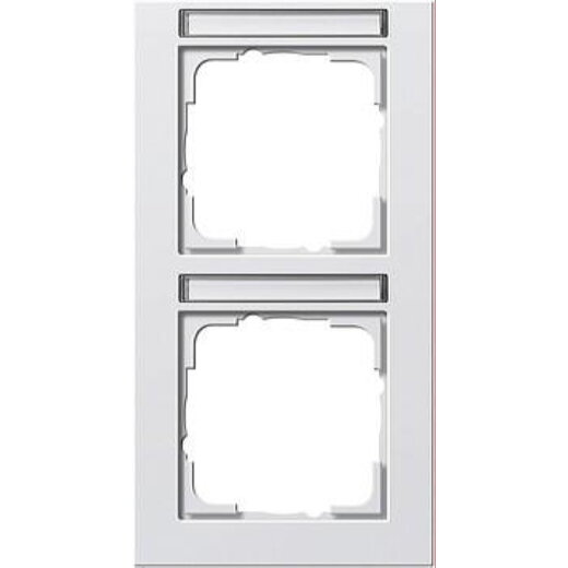 Gira Rahmen 110222 2fach BSF senk E2 rw matt