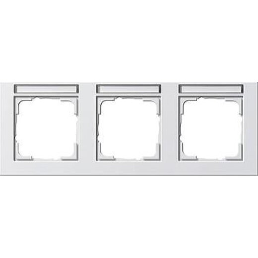 Gira Rahmen 109322 3fach BSF waag E2 rw matt