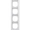 Gira Rahmen 111429 4fach BSF senkr. E2 reinweiss