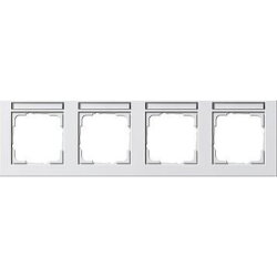 Gira Rahmen 109429 4fach BSF waager. E2 reinweiss