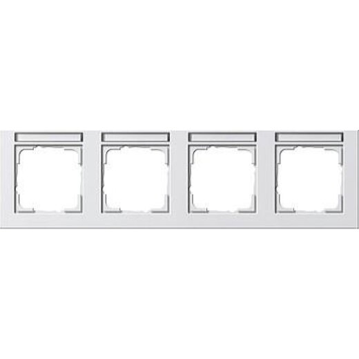 Gira Rahmen 109422 4fach BSF waag E2 rw matt