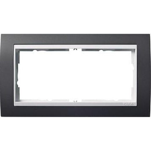 Gira Rahmen 1002328 2fach o.M. ZR rw Event anthrazit