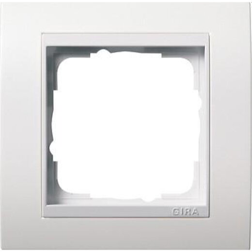 Gira Rahmen 0211327 1fach ZR rw Event reinweiss matt