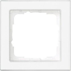 Gira Rahmen 071122 1fach durchg beschreib E2 Klar/rw