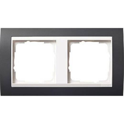Gira Rahmen 0212328 2fach + ZR rw Event anthrazit