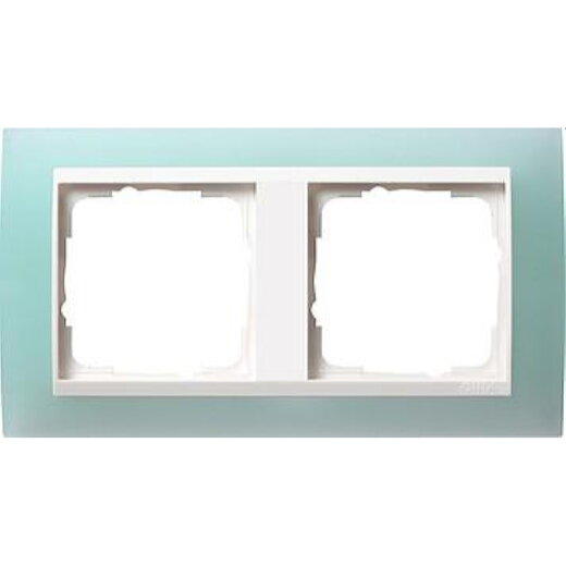 Gira Rahmen 0212395 2fach + ZR rw Event Opak Mint