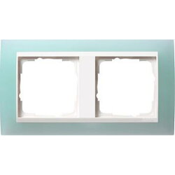 Gira Rahmen 0212395 2fach + ZR rw Event Opak Mint