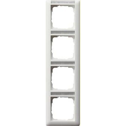 Gira Rahmen 111427 4fach BSF senk Standard 55 rw m