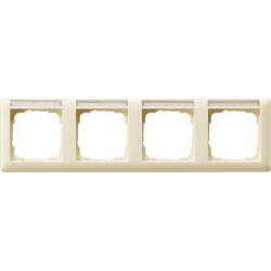 Gira Rahmen 109401 4fach BSF waag Standard 55 cw