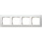 Gira Rahmen 0214334 4fach + ZR rw Event Opak weiss