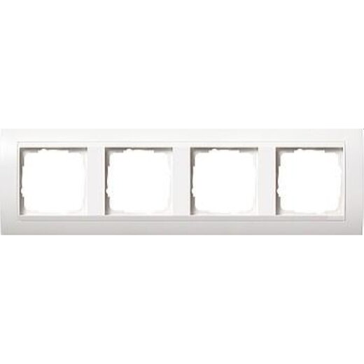 Gira Rahmen 0214327 4fach ZR rw Event reinweiss matt