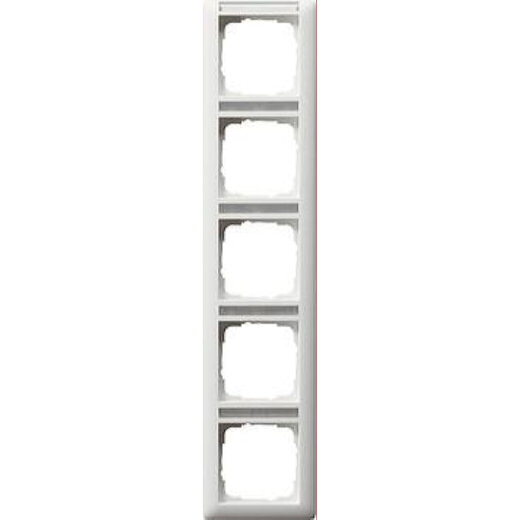 Gira Rahmen 111527 5fach BSF senk Standard 55 rw m