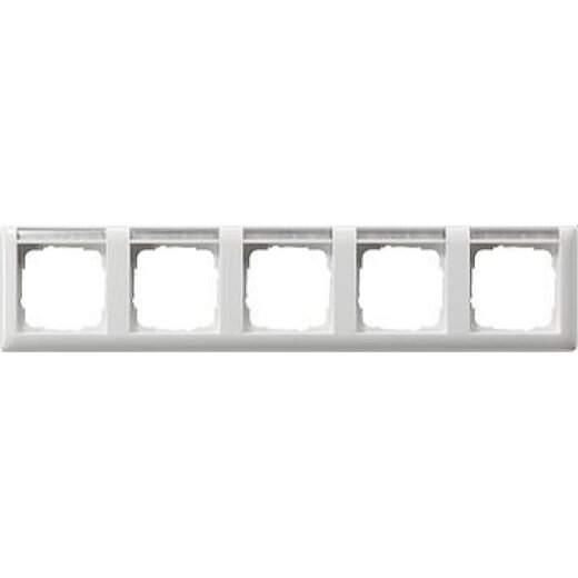 Gira Rahmen 109503 5fach BSF waag System 55 rw