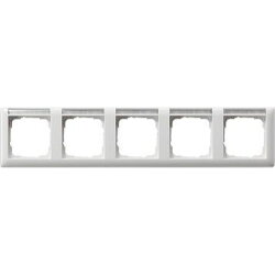 Gira Rahmen 109503 5fach BSF waag System 55 rw