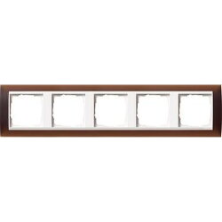 Gira Rahmen 0215331 5fach ZR rw Event Opak dkl.braun