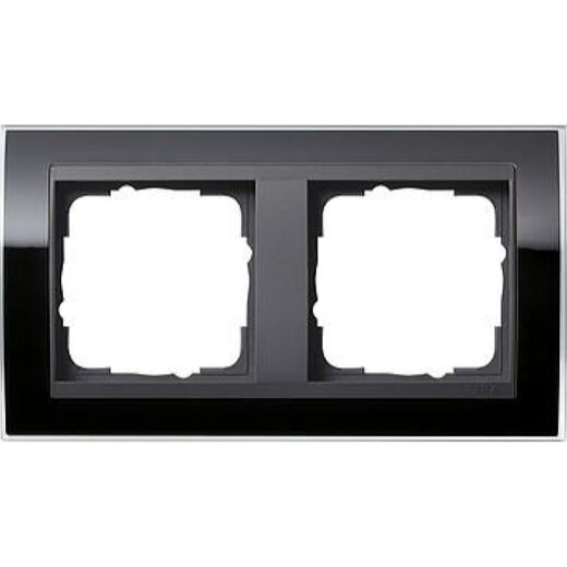 Gira Rahmen 0212738 2fach ZR ant Event Klar schwarz