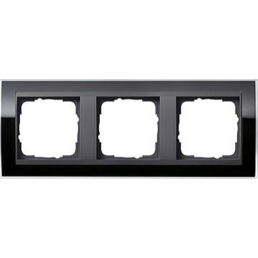 Gira Rahmen 0213738 3fach ZR ant Event Klar schwarz