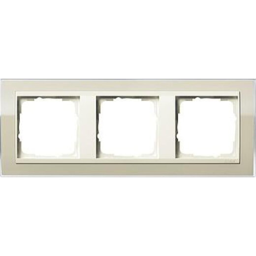 Gira Rahmen 0213771 3fach + ZR cw Event Klar Sand