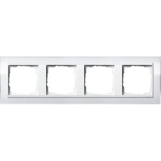 Gira Rahmen 0214723 4fach + ZR rw Event Klar weiss