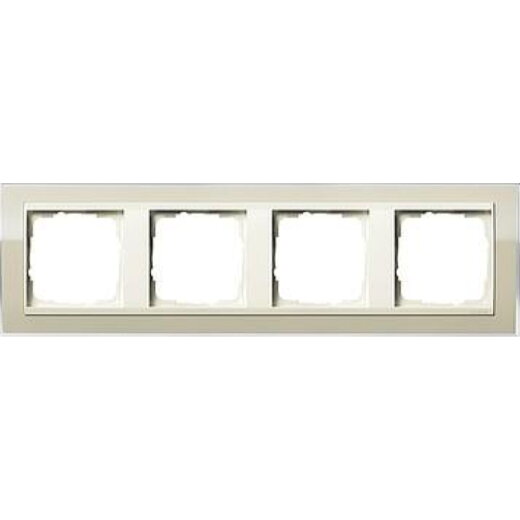 Gira Rahmen 0214771 4fach + ZR cw Event Klar Sand