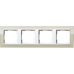Gira Rahmen 0214773 4fach + ZR rw Event Klar Sand
