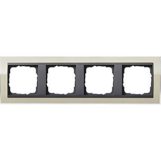Gira Rahmen 0214778 4fach + ZR Anth Event Klar Sand