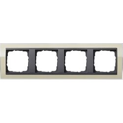 Gira Rahmen 0214778 4fach + ZR Anth Event Klar Sand