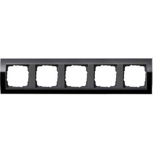 Gira Rahmen 0215738 5fach ZR ant Event Klar schwarz