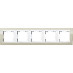 Gira Rahmen 0215773 5fach + ZR rw Event Klar Sand