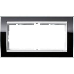 Gira Rahmen 1002733 2fach ZR rw Event Klar schwarz