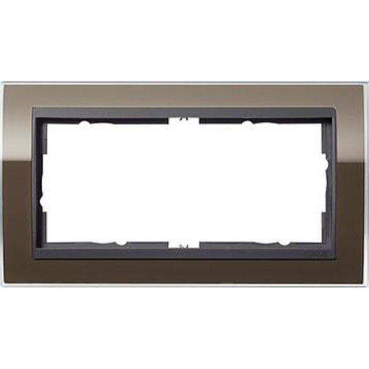 Gira Rahmen 1002768 2fach ZR ant Event Klar Braun