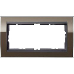 Gira Rahmen 1002768 2fach ZR ant Event Klar Braun