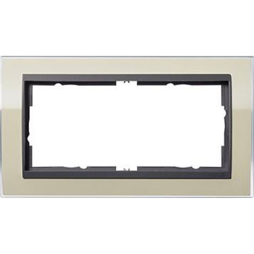 Gira Rahmen 1002778 2fach ZR ant Event Klar Sand