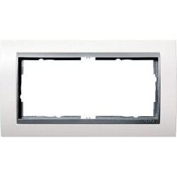 Gira Rahmen 1002806 2fach ZR Alu Event rw