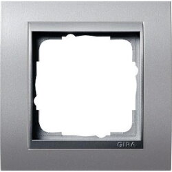 Gira Rahmen 021136 1fach + ZR Alu Event Farbe Alu