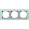 Gira Rahmen 021351 3fach + ZR Alu Event Opak Mint