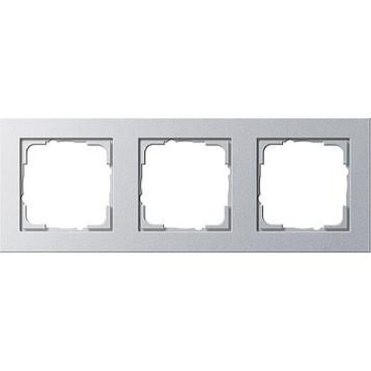 Gira Rahmen 021325 3fach E2 Farbe Alu