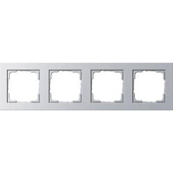 Gira Rahmen 021425 4fach E2 Farbe Alu