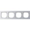 Gira Rahmen 021425 4fach E2 Farbe Alu