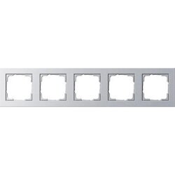 Gira Rahmen 021525 5fach E2 Farbe Alu