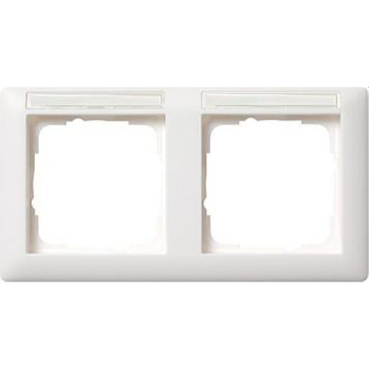 Gira Rahmen 109227 2fach BSF waag Standard 55 rwmatt