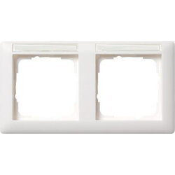 Gira Rahmen 109227 2fach BSF waag Standard 55 rwmatt