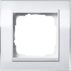 Gira Rahmen 0211723 1fach + ZR rw Event Klar weiss