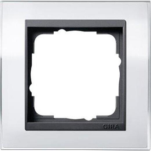 Gira Rahmen 0211728 1fach + ZR Anth Event Klar weiss
