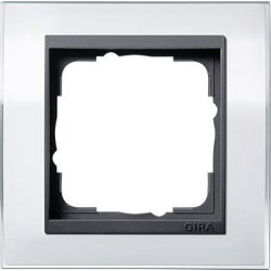 Gira Rahmen 0211728 1fach + ZR Anth Event Klar weiss