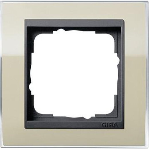 Gira Rahmen 0211778 1fach + ZR Anth Event Klar Sand