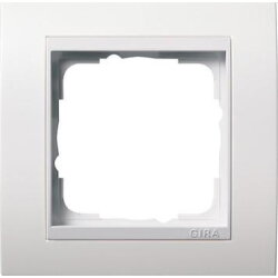 Gira Rahmen 0211803 1fach + ZR rw Event reinweiss