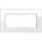 Gira Rahmen 100212 2fach o.M. Esprit Glas weiss
