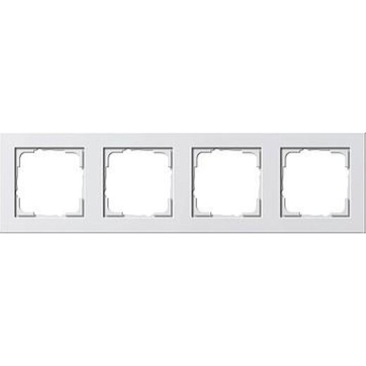 Gira Rahmen 021422 4fach E2 reinweiss matt